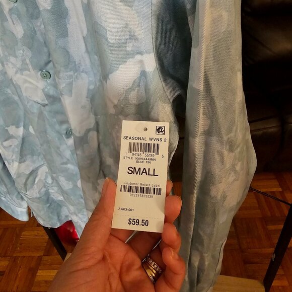 MEN'S PRINTED BUTTON-DOWN LONGSLEEVE - Picture 3 of 3